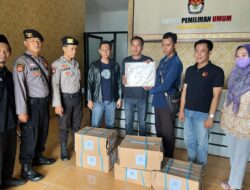 Polres Pringsewu Kembali Amankan Kedatangan Logistik Pemilu