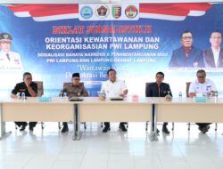 Gubernur Arinal Buka Diklat Wartawan Muda PWI Lampung Angkatan II Tahun 2023 