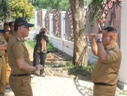 Bupati Nanang Ermanto Tinjau Pengerjaan Rest Area Tugu Pancasila Lampung Selatan