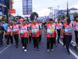Gubernur Arinal dan Danrem 043/Gatam Brigjen TNI Iwan Ma’ruf Zainudin Lepas Peserta Sriwijaya Lampung Run 2024