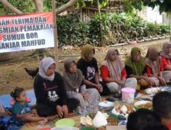 Dua Pekon di Tanggamus Menerima Bantuan Sumur Bor dari Ganjar Mahfud