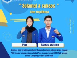 Alandra Pratama Terpilih Sebagai  Mandataris PC PMII Bandar Lampung Periode 2024-2025