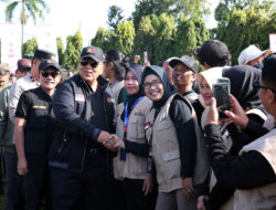 Gubernur Arinal Hadiri Apel Siaga Pengawasan Masa Tenang dan Pemungutan Penghitungan Suara pada Pemilu 2024
