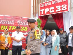 Pastikan Pemilu 2024 Aman, Kapolda Lampung Cek dan Monitoring di Tiga TPS