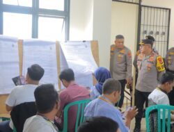 Kapolda Monitoring Rapat Pleno Rekapitulasi Suara di PPK, Situasi Kondusif