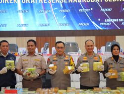 Polda Lampung Ungkap 2 Jaringan Narkotika Asal Malaysia, 20 Orang Jadi Tersangka