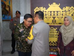 Persiapan Rapat Pleno Rekapitulasi Hasil Perhitungan Suara, Kapolda  Lampung Tinjau KPU Provinsi