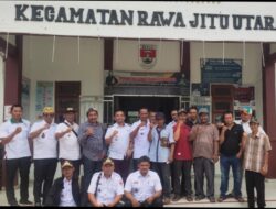 Belum Lama Menjabat, Camat Rawajitu Kumpulkan Kades, Gapoktan dan DPP Dalam Satu Ruangan