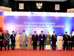 Upacara Pengukuhan Kepala Perwakilan BI Lampung