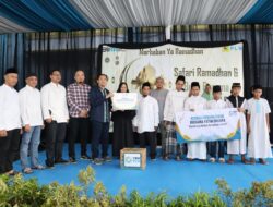 Berbagi Kebahagiaan Ramadhan, YBM PLN Salurkan Ratusan Paket Sembako dan Santunan kepada Mustahik di Lampung