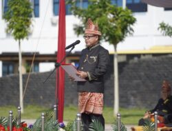 PENJABAT BUPATI MESUJI SULPAKAR JADI INSPEKTUR UPACARA HARI JADI KE-60 PROVINSI LAMPUNG, HUT SATPOL PP KE-74 DAN HUT KE-62 SATLINMAS TAHUN 2024