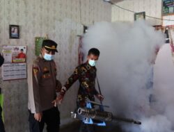 Penyemprotan Fogging Mencegah Demam Berdarah Di Kabupaten Mesuji