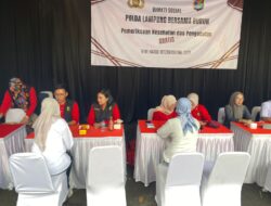 Cara Polda Lampung Dukung Peringatan Hari Buruh, Beri Layanan Kesehatan Gratis dan Pasar Murah