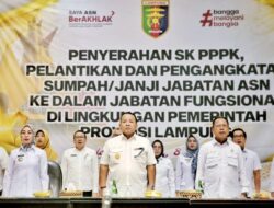 Gubernur Arinal Serahkan SK PPPK Jabatan Fungsional Kesehatan dan Guru, Juga Lantik ASN Jabatan Fungsional di Lingkungan Pemprov Lampung