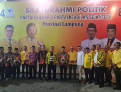 Lanjutkan Politik Silaturahmi, PKS Lampung Kunjungi Partai Golkar