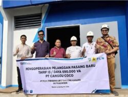 Dorong Kemajuan Industri Provinsi Lampung, PLN Perluasan Jaringan Mendukung Pasang Baru PT CANGGU COCO LIZ