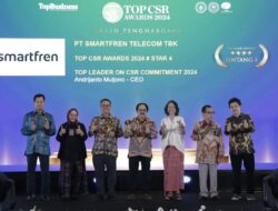 Smartfren Raih TOP CSR Awards 2024 Lewat Pemberdayaan Digital Berbasis Komunitas