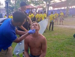 23 ATLIT LUKA PADA SAAT WSL KRUI PRO 2024 DITANGANI CEPAT OLEH BIDOKES POLDA LAMPUNG