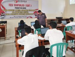 Bawaslu Mesuji Lakukan Tes Tertulis Terhadap Calon Panwaslu