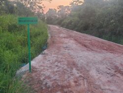 Drs Sulpakar Jadi Nama Jalan di Desa Tua Wiralaga II Mesuji