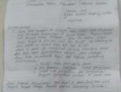 Ratusan Pedagang Pasar Natar Surati Bupati Lampung Selatan Minta KUPT Pasar Diganti