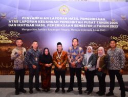 PENJABAT BUPATI MESUJI FEBRIZAL LEVI SUKMANA HADIRI ACARA PENYAMPAIAN LHP LAPORAN KEUANGAN PEMERINTAH PUSAT