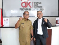 Pj. Gubernur Samsudin Tinjau Kantor Pusat Bank Lampung dan Kunjungi Kantor OJK Lampung