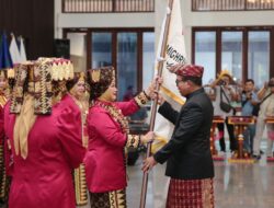 Pj. Gubernur Samsudin Kukuhkan Dwita Ria Gunadi sebagai Ketua Umum DPP Mighrul Lappung Bersatu Masa  Bakti 2024-2029