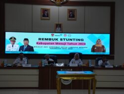 Sekretaris Kabupaten Mesuji Syamsudin Menyampaikan Apresiasi Dalam Acara Rembuk Stunting Kabupaten Mesuji Tahun 2024