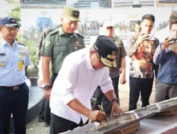 Pj. Gubernur Lampung Canangkan 7 Tiyuh Sebagai Kampung ia Pancasila Dan Resmikan Tugu Pancasila Di Tulang Bawang Barat