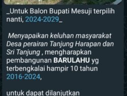 Sehari Sebelum Pendaftaran, Balon Bupati Mesuji Diminta Lanjutkan Pembangunan Yang Mangkrak