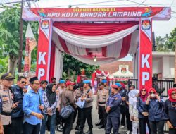 Pengamanan Ketat di Hari Kedua Pendaftaran Pilwakot Bandar Lampung