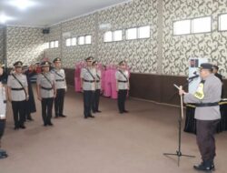 Kapolres Lamsel Serah Terimakan Empat Posisi Jabatan Penting