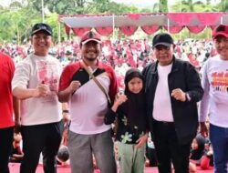 H.Nanang Ermanto Ajak Ribuan Warga Bakauheni Ikuti Jalan Sehat Wisata Bergembira