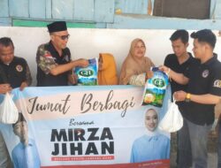 Brigade 5822 Chakra Trisula Sakti bersama Tim Mirza-Jihan Gelar Jumat Berbagi