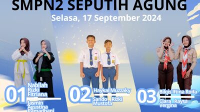 Kegiatan pemilihan ketua OSIS di SMPN 2 Seputih Agung