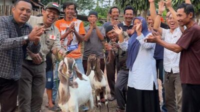 Yusnadi Dorong Pemberdayaan Ekonomi Masyarakat dengan Pemberian Babon Kambing