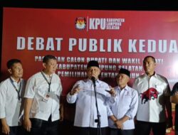 Debat Putaran Dua Pilbup Lamsel Lebih Seru Dan Dinamis , Begini Kata Paslon Bupati Lamsel