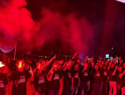 Ribuan Relawan Pemuda Arjuno Adakan Nobar dan Deklarasi Menangkan di Pilkada Lampung