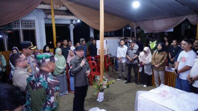 Pj Bupati Marindo Kurniawan bersama Forkopimda Kabupaten Pringsewu Lakukan Pantauan ke TPS Jelang Pemilihan Gubernur dan Bupati Serentak 2024