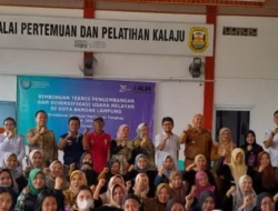 Pemerintah Kota Bandarlampung Beri Pelatihan Diversifikasi Usaha Kepada Puluhan Wanita Di Pulau Pasaran