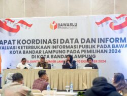 Rakor Bawaslu Kota Bandar Lampung, Akademisi UBL Sampaikan Pentingnya Akses Informasi Kelembagaan