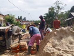 Pemdes Mekar Sari Sudah Lakukan Pembangunan Jalan Rabat Beton