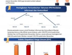 Kinerja Penjualan Eceran Kota Bandar Lampung Bulan November 2024 Meningkat