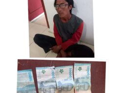 Viral! Pria Asal Desa Mekar Mulya Palas Diduga Pengedar Uang Palsu Ditangkap Warga Candipuro