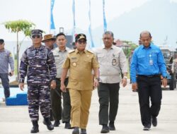 Pj Gubernur Samsudin Dampingi Kunjungan KSAL Tinjau Program Ketahanan Pangan TNI AL di Lampung