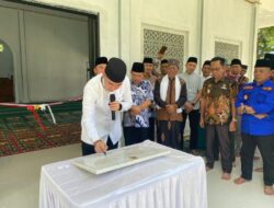 Bupati Dendi Ramadhona Resmikan Masjid Al-Muttaqin Pemkab Pesawaran