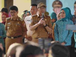 Gubernur Rahmat Mirzani Djausal Tinjau Pasar Murah di Kotabumi