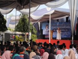 Bupati Mesuji Elfianah dan Wakil Bupati Mesuji Yugi Wicaksono Disambut Haru Oleh Masyarakat dan Relawan Mesuji