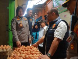 Sidak 5 Pasar Di Bandar Lampung, Polda Lampung Pastikan Stok Ketersediaan Dan Harga Stabil